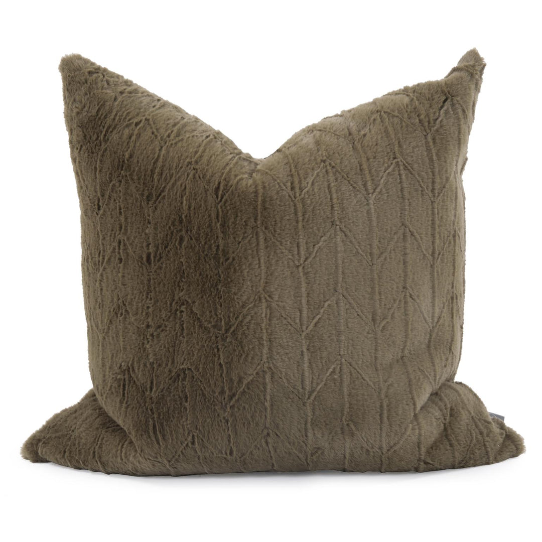 Howard Elliott Collection 24 x 24 Angora Moss Pillow - Poly Insert