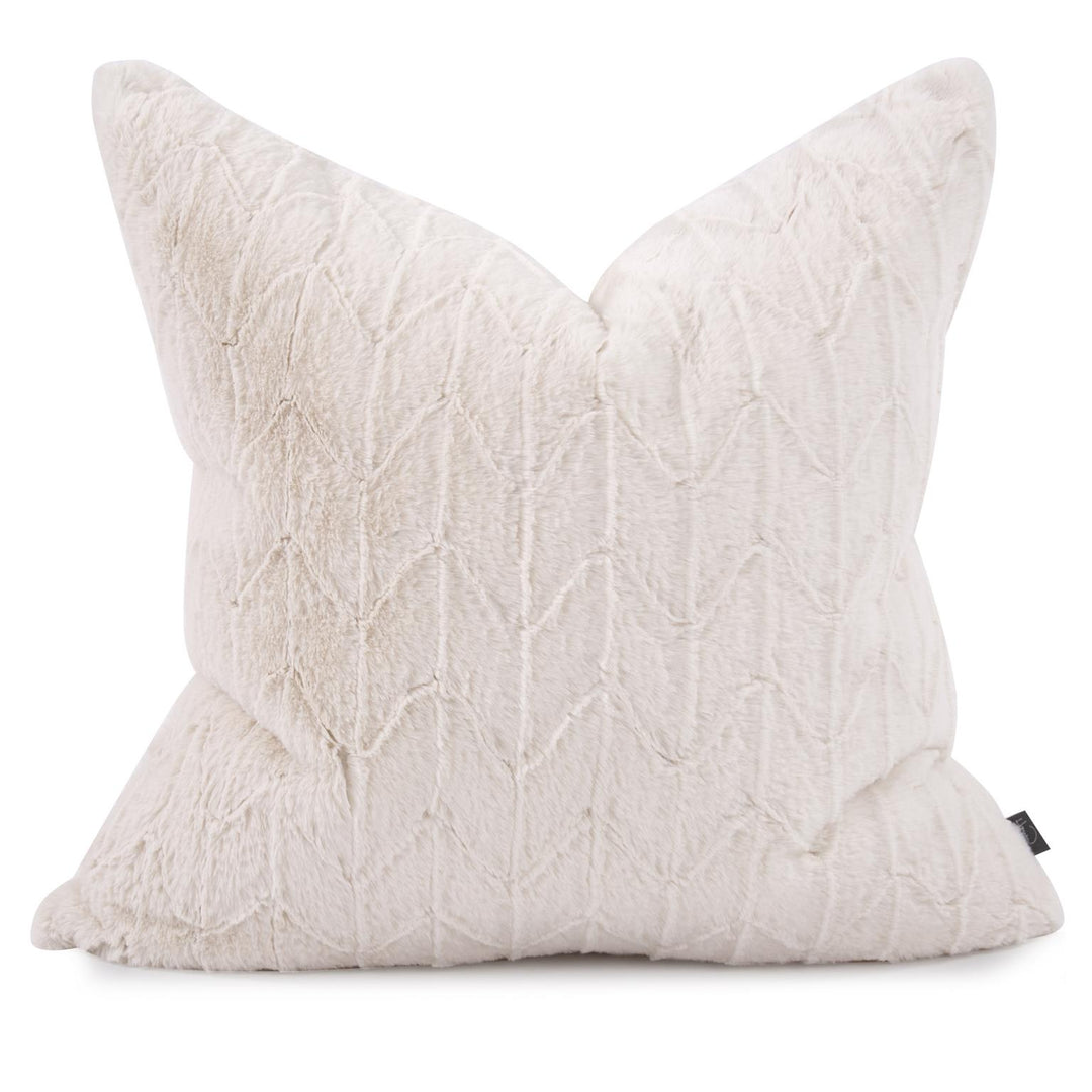 Howard Elliott Collection 24 x 24 Angora Natural Pillow - Down Insert