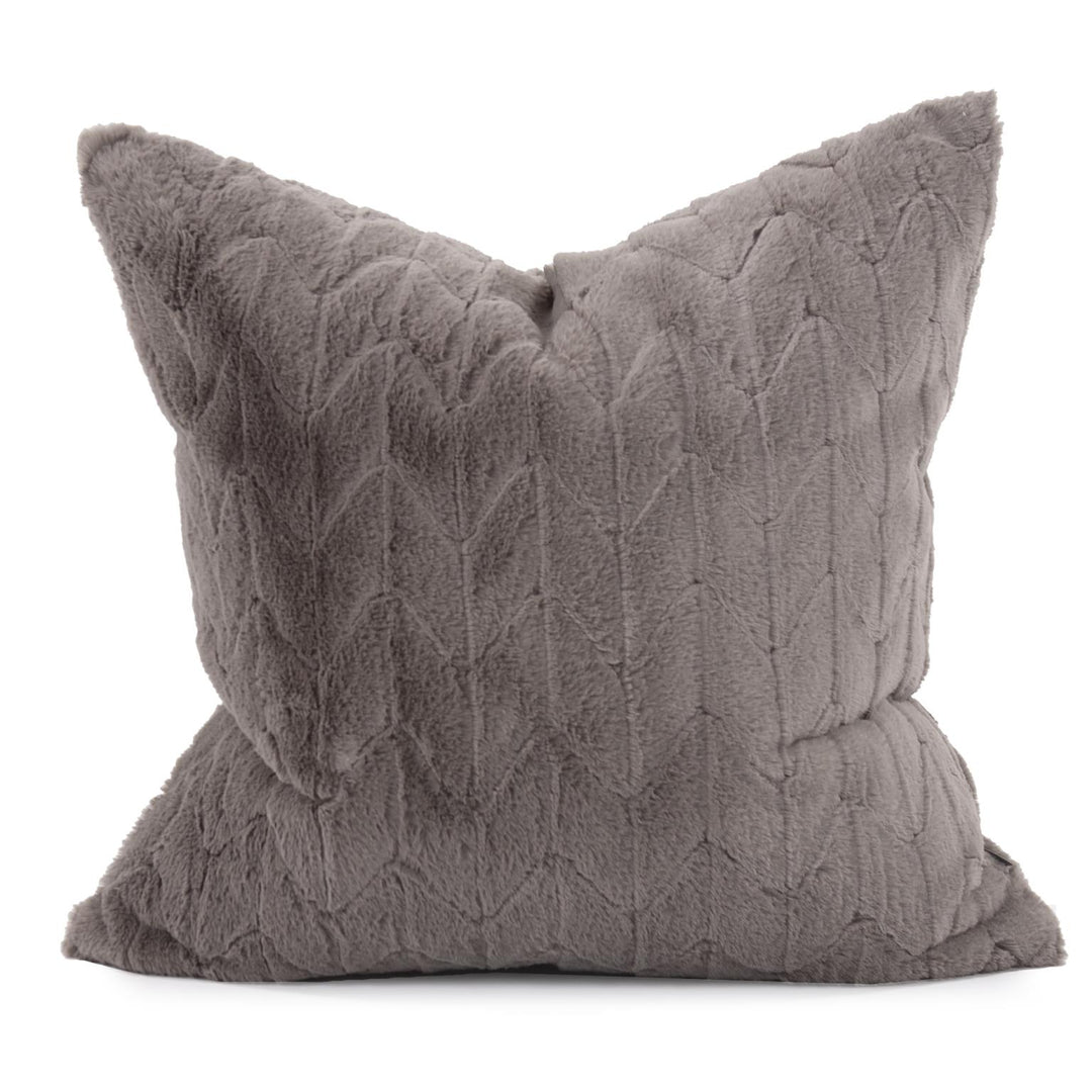 Howard Elliott Collection 24 x 24 Angora Stone Pillow - Poly Insert