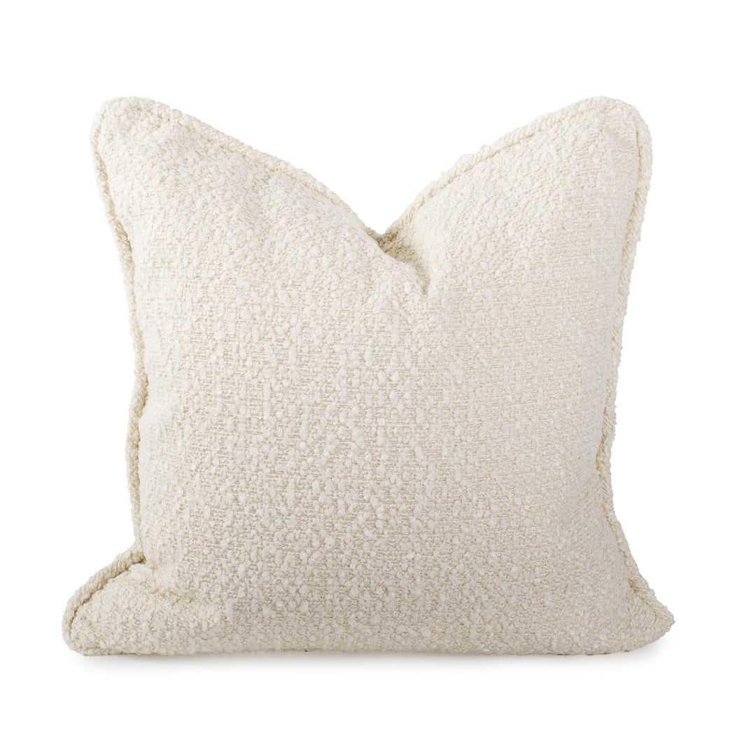 Howard Elliott Collection 24 in. x 24 in. Pillow Barbet Natural - Down Insert