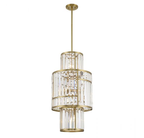 Essentials Rohe Pendant Pendants Savoy House Warm Brass 8 