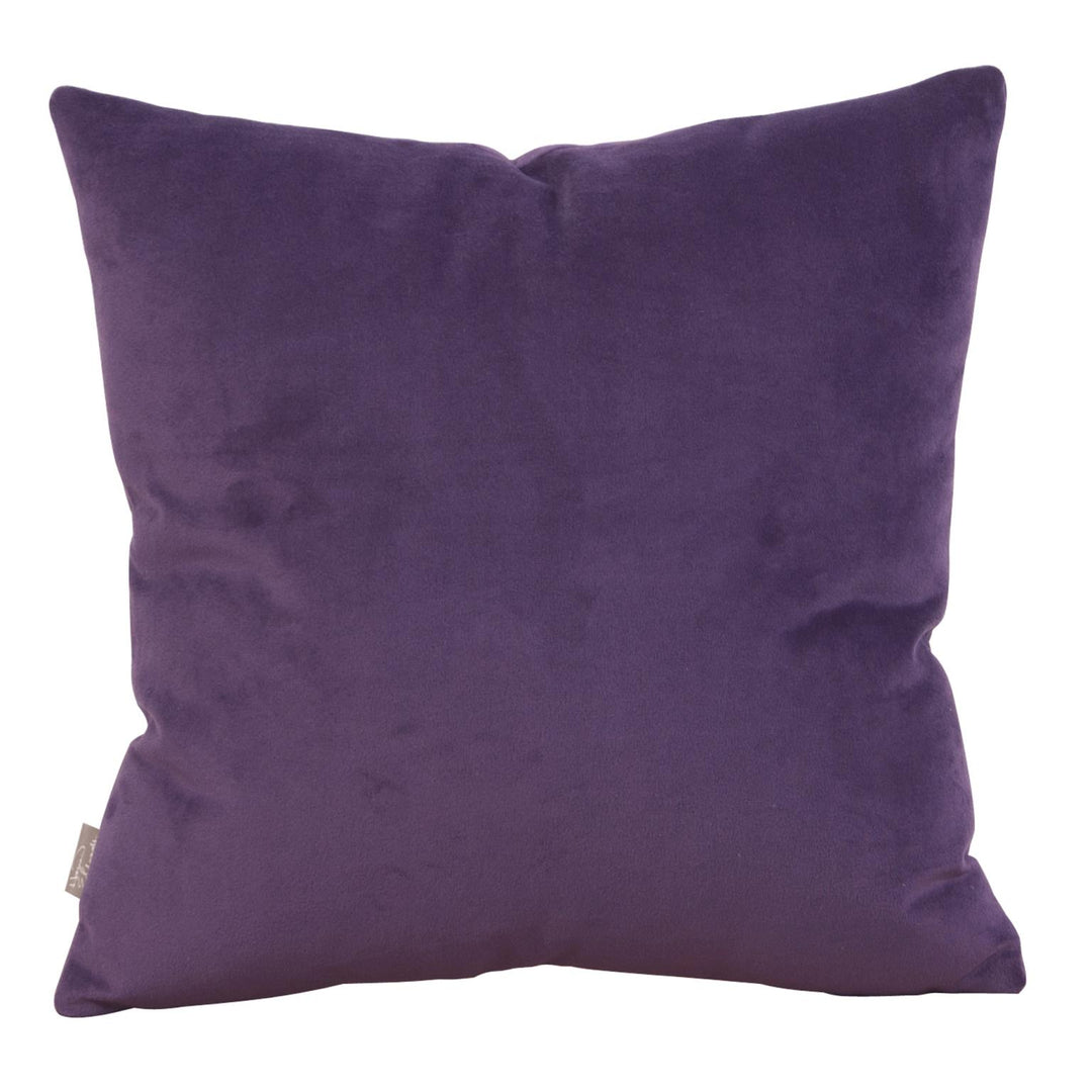 Howard Elliott Collection 24 x 24 Bella Eggplant Pillow - Poly Insert