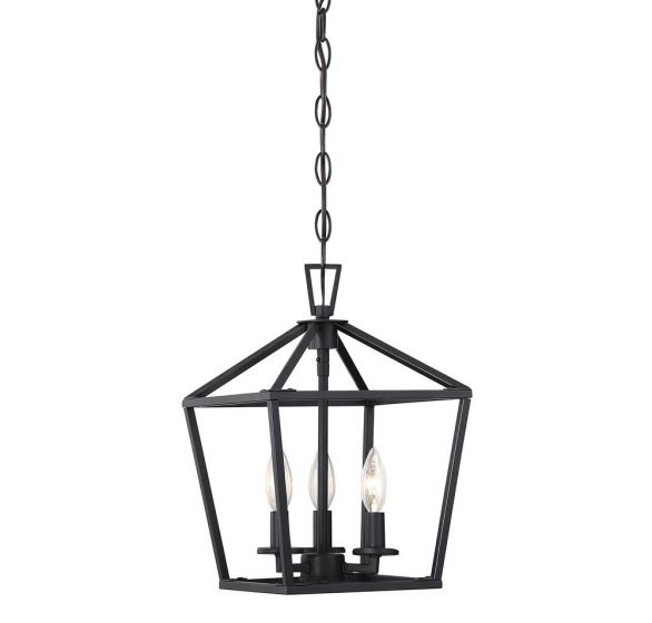 Savoy House Townsend Pendant Pendants Savoy House Black 10x10x15