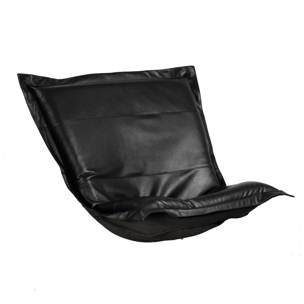 Howard Elliott Collection Puff Chair Cushion Avanti Black (Cushion and Cover Only)