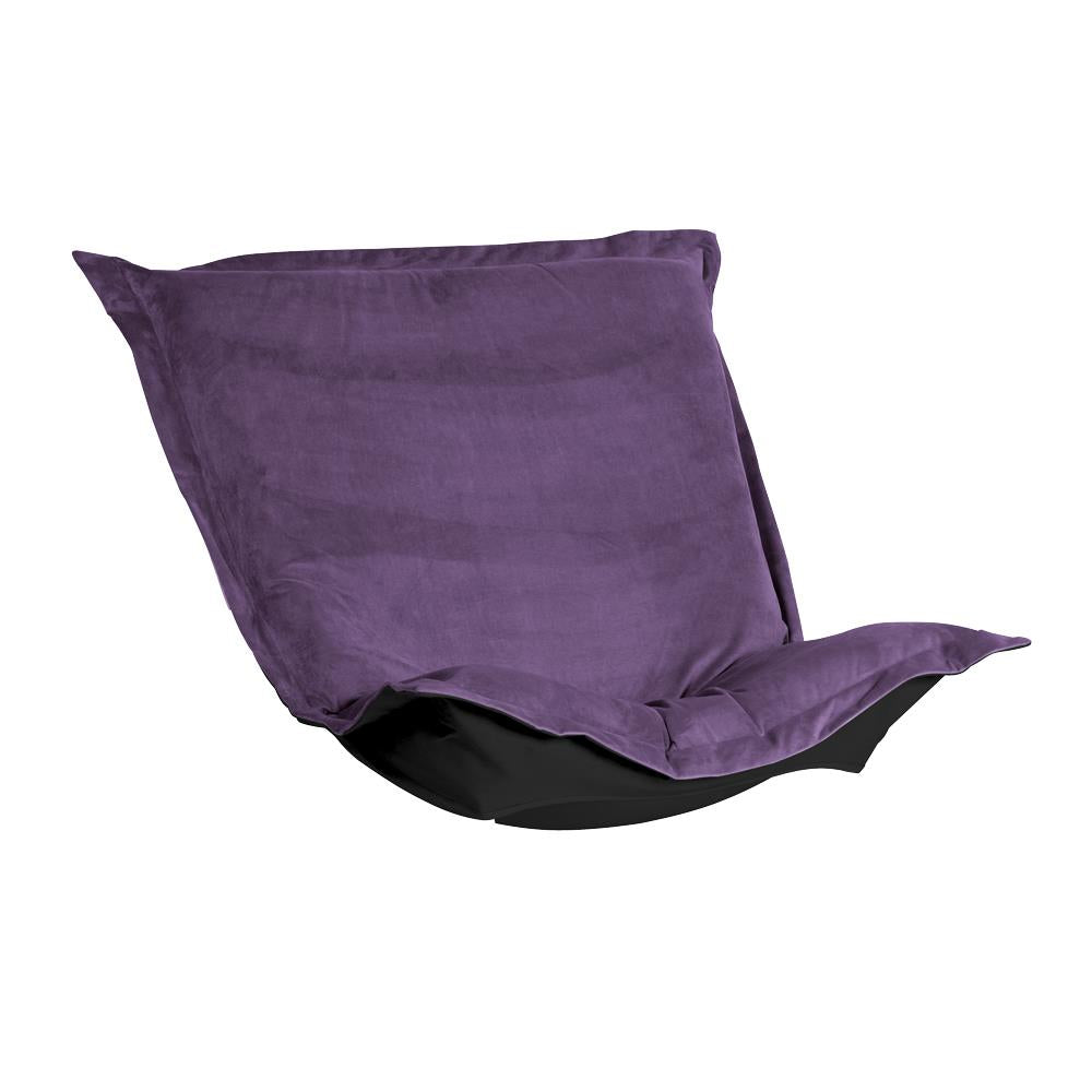 Howard Elliott Collection Puff Chair Cushion Bella Eggplant (Cushion and Cover Only)