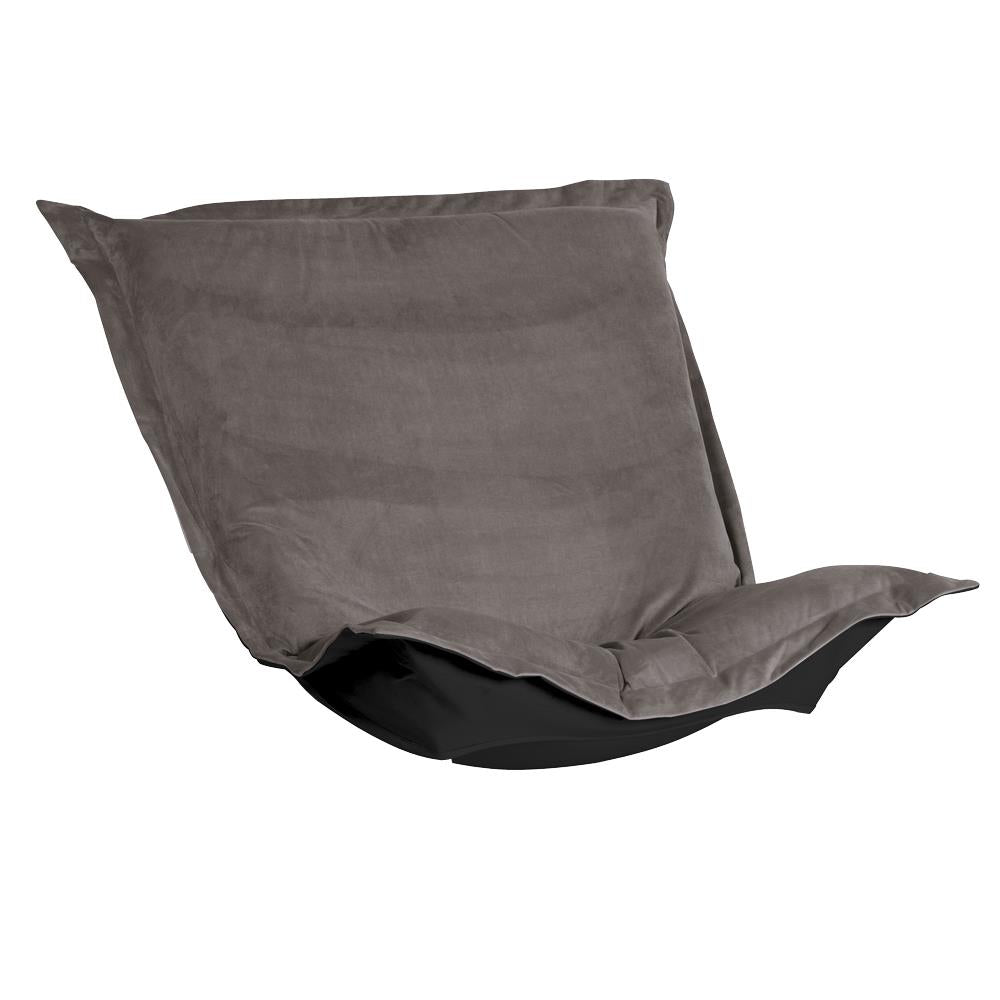 Howard Elliott Collection Puff Chair Cushion Bella Pewter (Cushion and Cover Only)