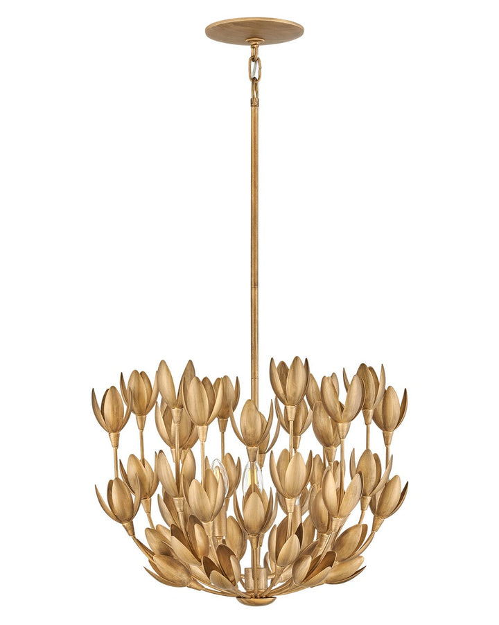 Hinkley Flora Semi-Flush Mount Ceiling Semi Flush Mounts Hinkley Burnished Gold 20.0x20.0x16.0 