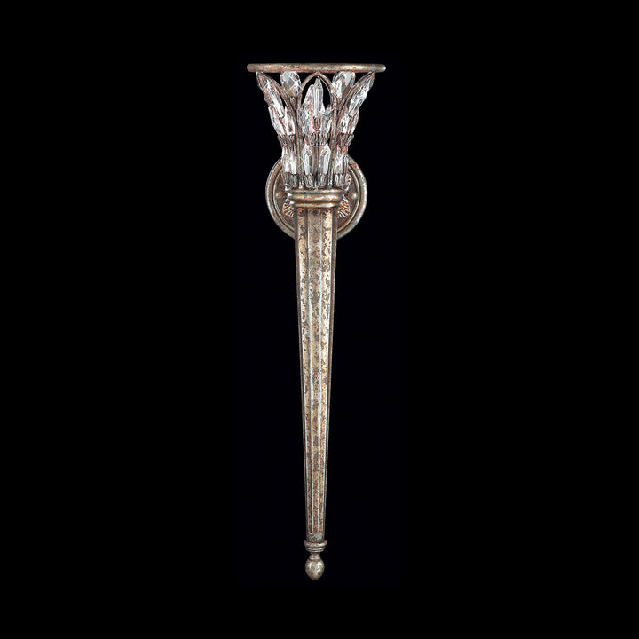 Fine Art Handcrafted Lighting Winter Palace 25"H Sconce in Mottled Silver (300250ST)