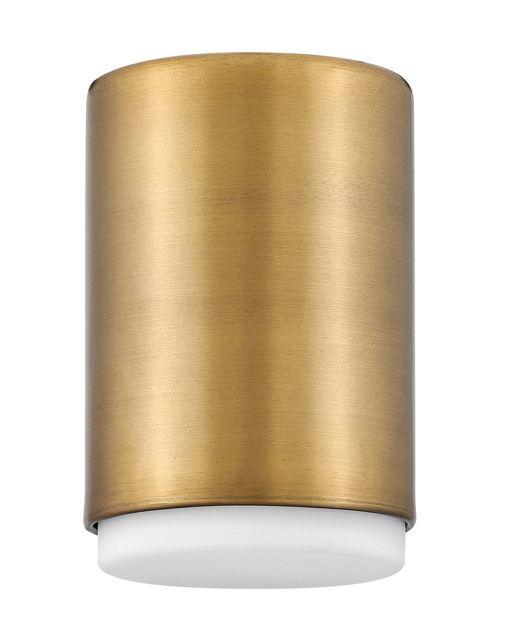 Hinkley Cedric Flush Mount Flush Mount Ceiling Light Hinkley Lacquered Brass 5.25x5.25x7.75 
