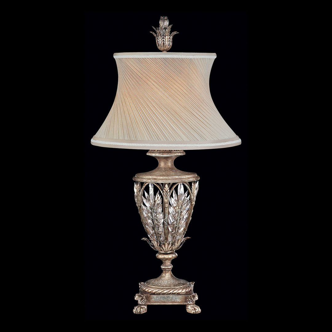 Fine Art Handcrafted Lighting Winter Palace 33"H Table Lamp in Mottled Silver (301610ST)