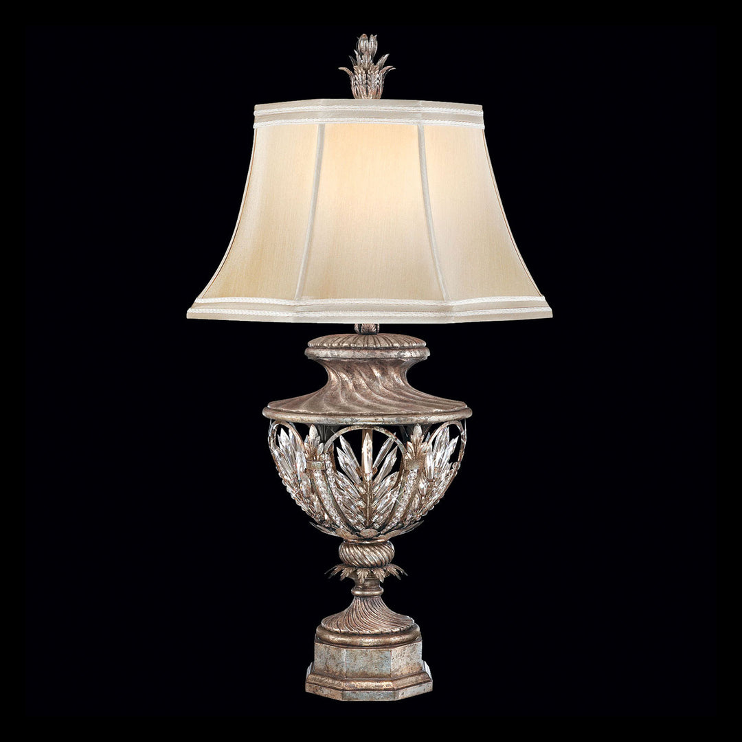 Fine Art Handcrafted Lighting Winter Palace 37"H Table Lamp in Mottled Silver (301810ST)