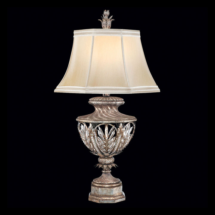 Fine Art Handcrafted Lighting Winter Palace 37"H Table Lamp in Mottled Silver (301810ST)