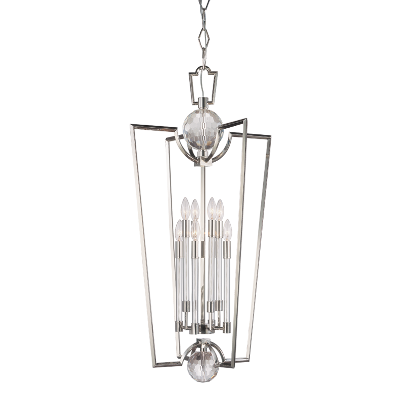 Hudson Valley Lighting Waterloo Lantern Pendants Hudson Valley Lighting Polished Nickel  