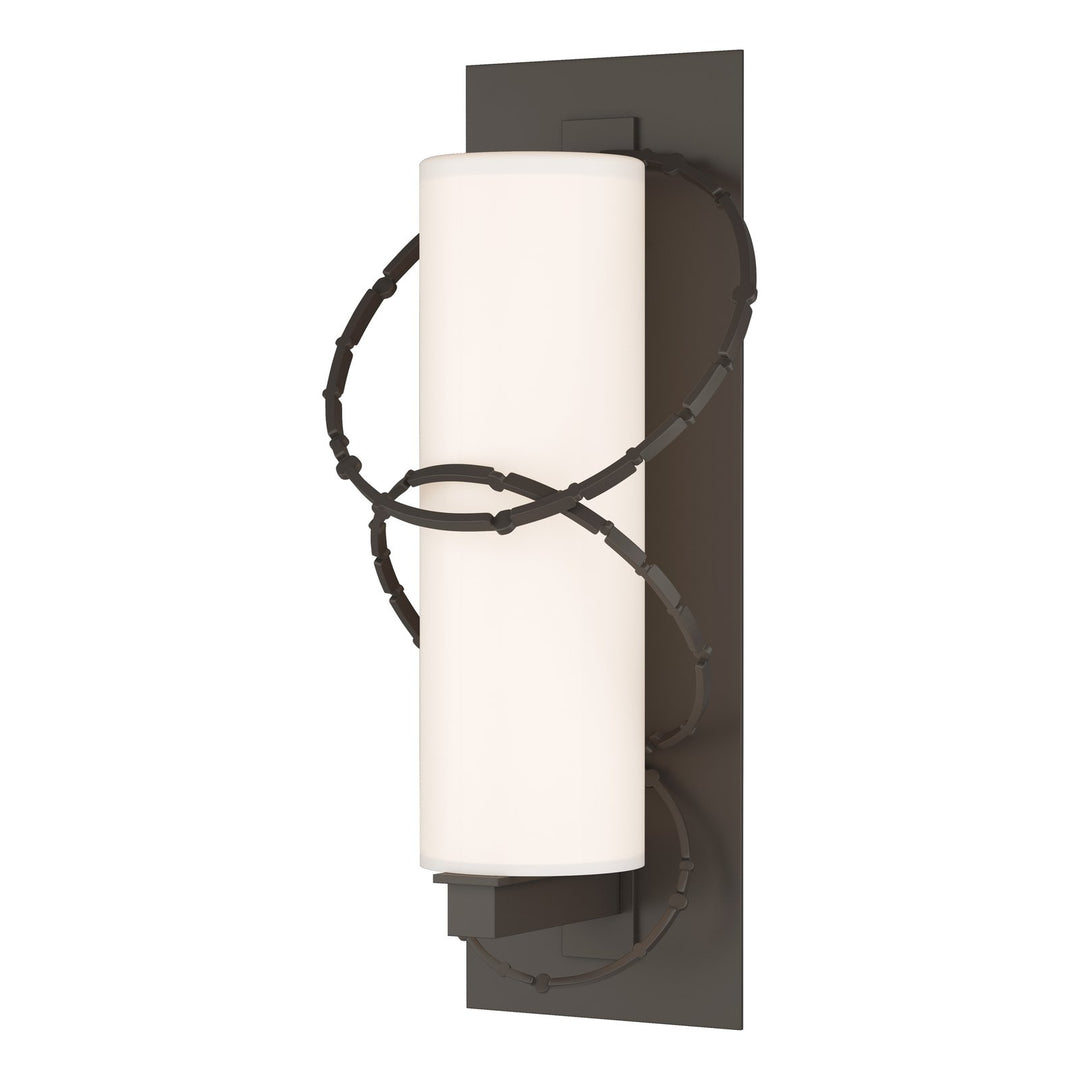 Hubbardton Forge Olympus Large Outdoor Sconce Outdoor Wall Lights Hubbardton Forge Coastal Dark Smoke