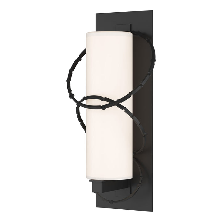 Hubbardton Forge Olympus Large Outdoor Sconce Outdoor Wall Lights Hubbardton Forge Coastal Black