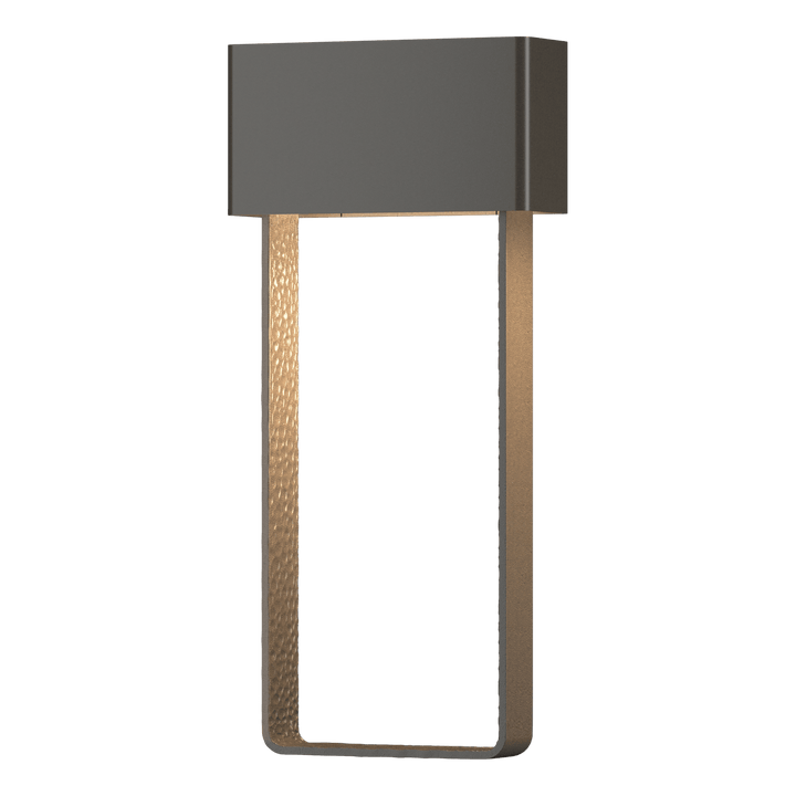 Hubbardton Forge Quad Large Dark Sky Friendly LED Outdoor Sconce Outdoor Wall Lights Hubbardton Forge Coastal Dark Smoke