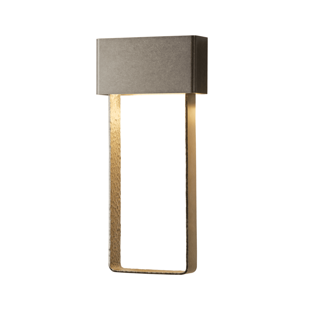 Hubbardton Forge Quad Large Dark Sky Friendly LED Outdoor Sconce Outdoor Wall Lights Hubbardton Forge Coastal Burnished Steel