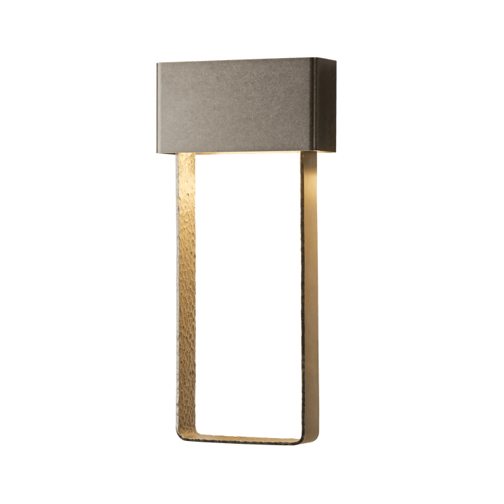 Hubbardton Forge Quad Large Dark Sky Friendly LED Outdoor Sconce Outdoor Wall Lights Hubbardton Forge Coastal Burnished Steel