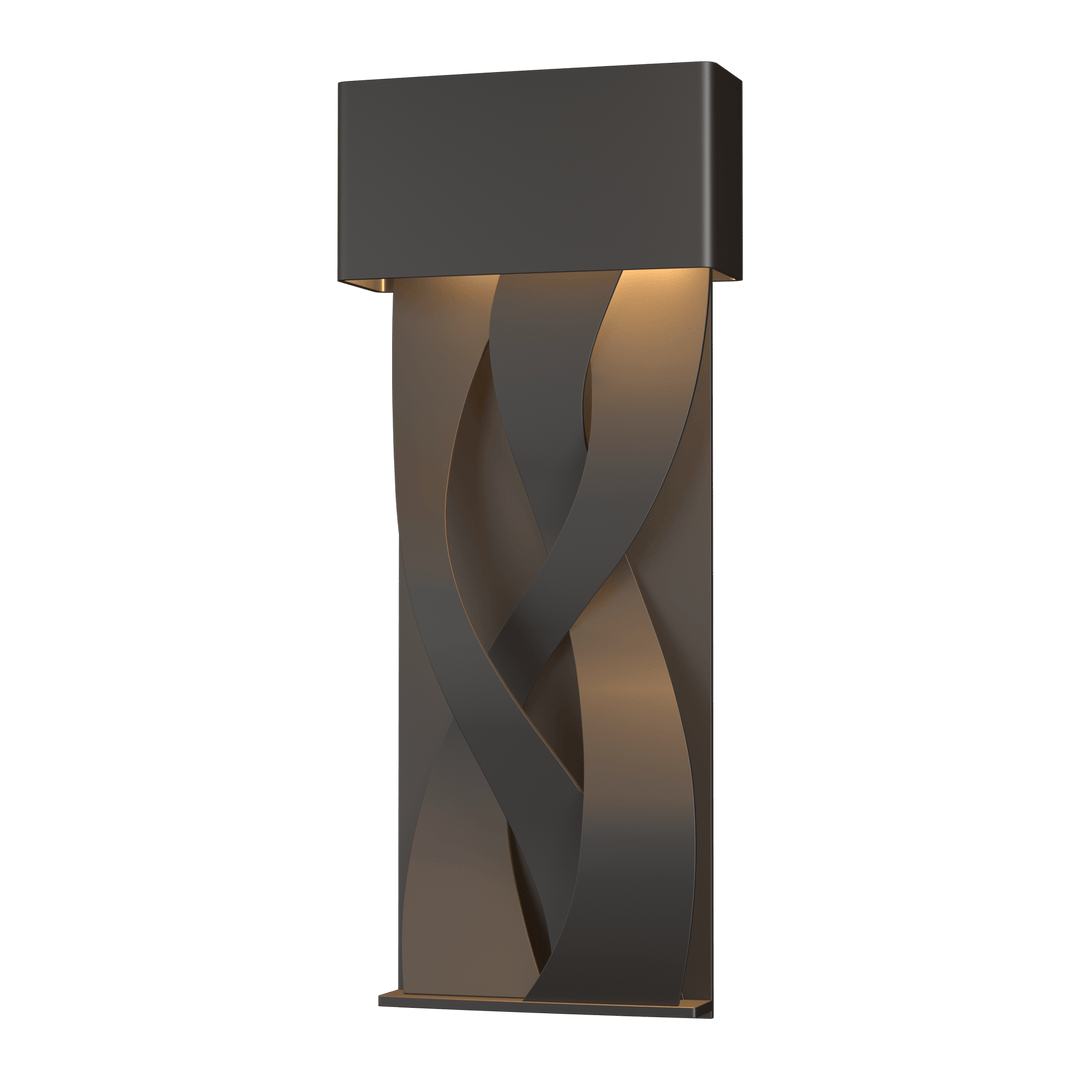 Hubbardton Forge Tress Small Dark Sky Friendly LED Outdoor Sconce Outdoor Wall Lights Hubbardton Forge Coastal Oil Rubbed Bronze  