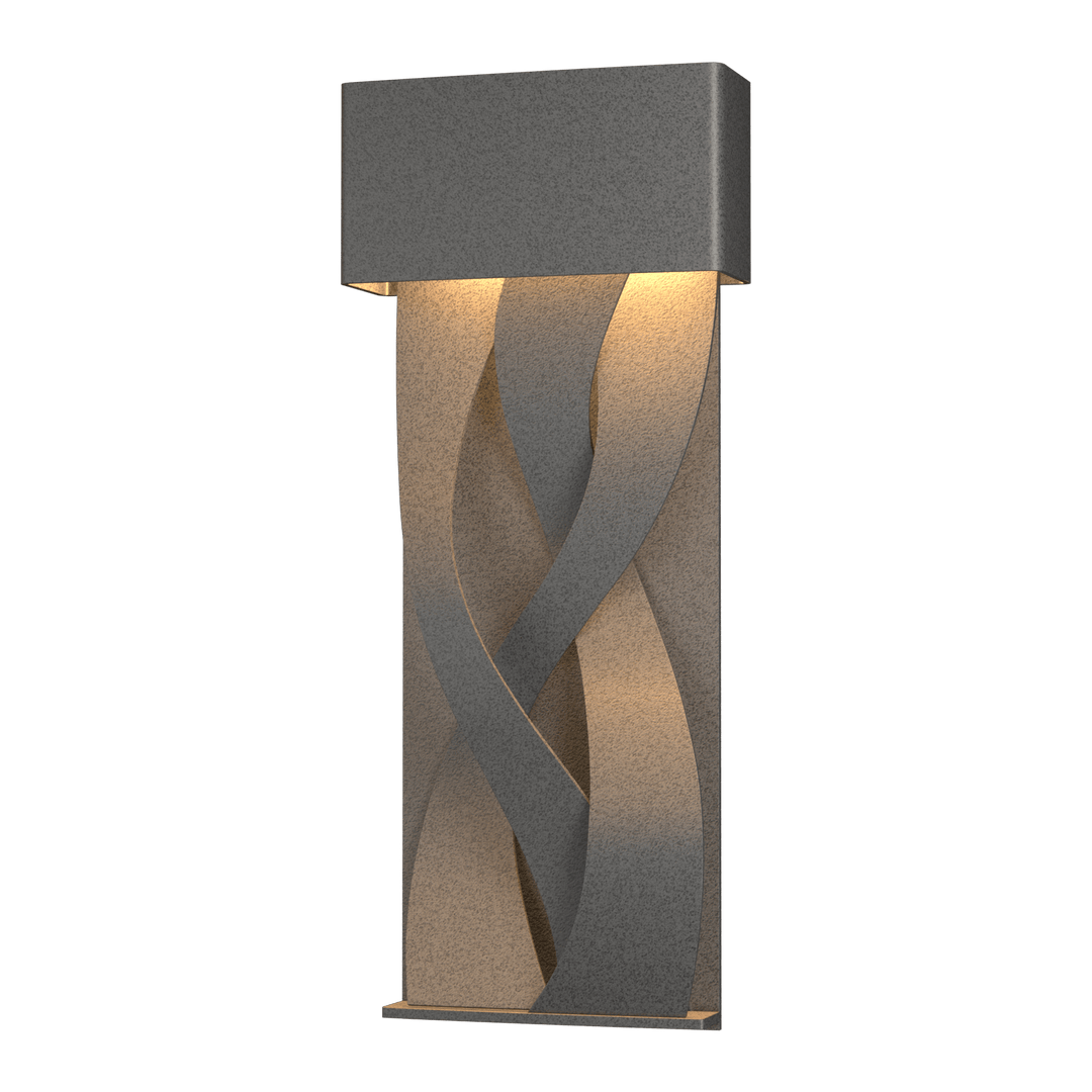 Hubbardton Forge Tress Small Dark Sky Friendly LED Outdoor Sconce Outdoor Wall Lights Hubbardton Forge Coastal Natural Iron  