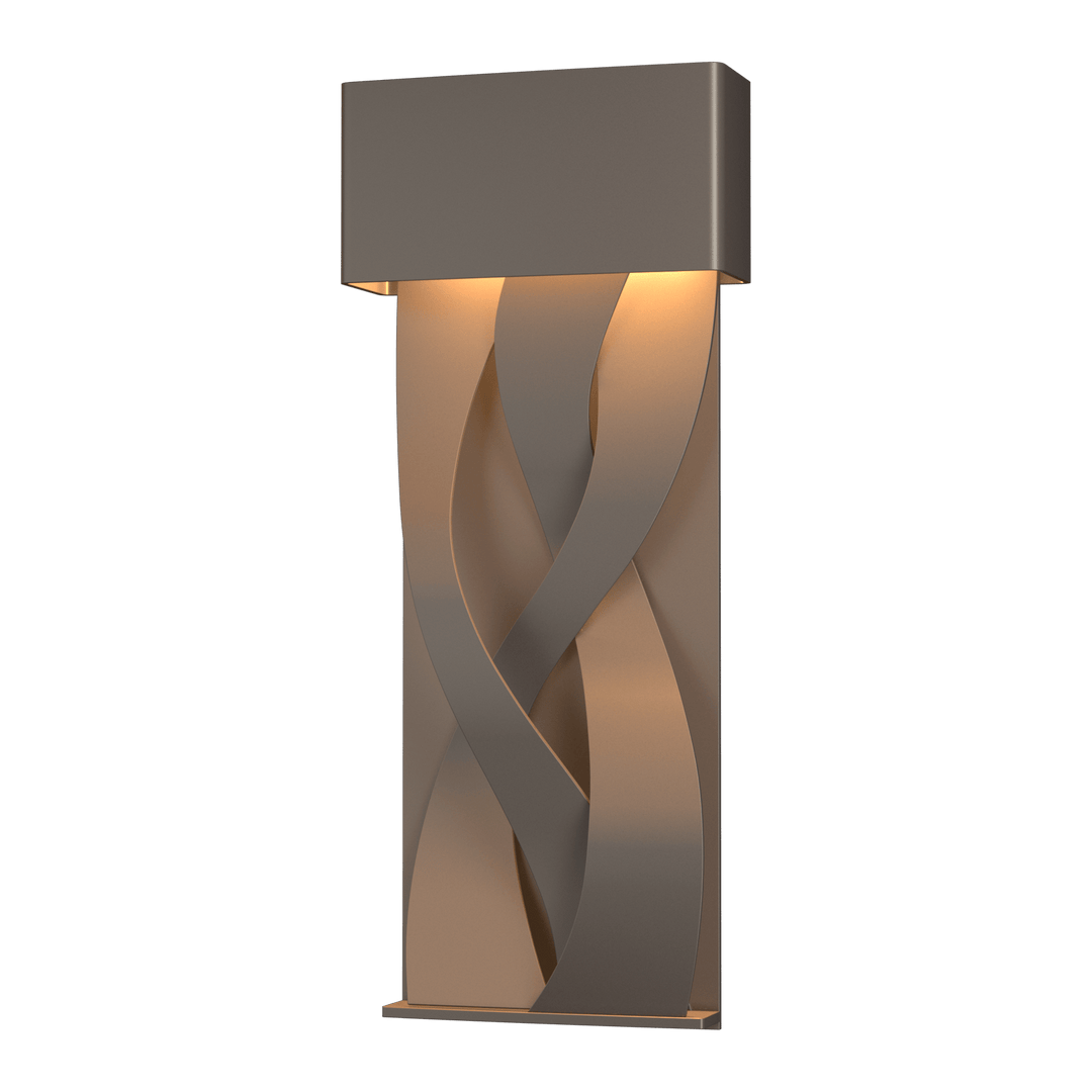 Hubbardton Forge Tress Small Dark Sky Friendly LED Outdoor Sconce Outdoor Wall Lights Hubbardton Forge Coastal Dark Smoke  