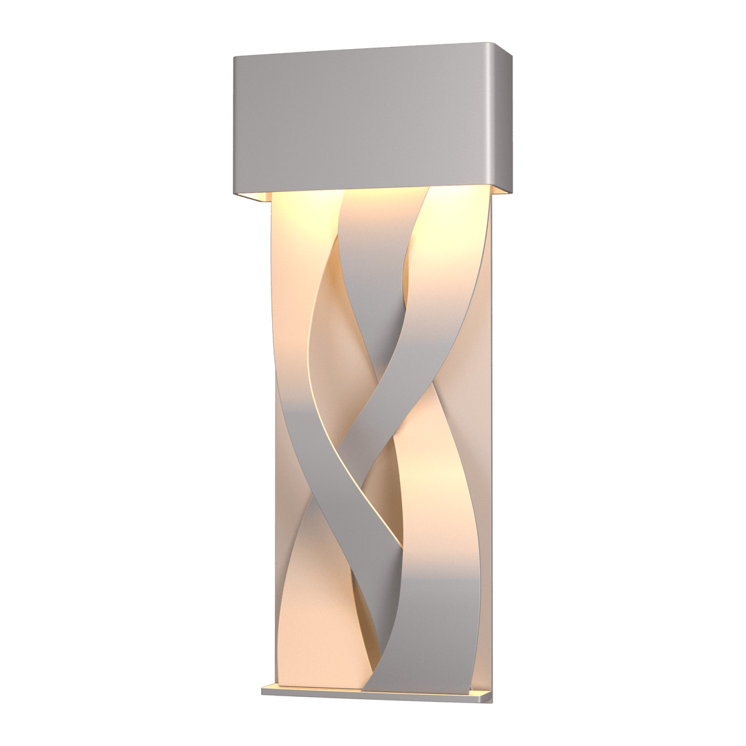 Hubbardton Forge Tress Small Dark Sky Friendly LED Outdoor Sconce Outdoor Wall Lights Hubbardton Forge Coastal Burnished Steel  