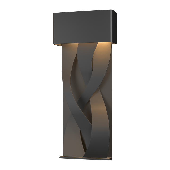 Hubbardton Forge Tress Small Dark Sky Friendly LED Outdoor Sconce Outdoor Wall Lights Hubbardton Forge Coastal Black  