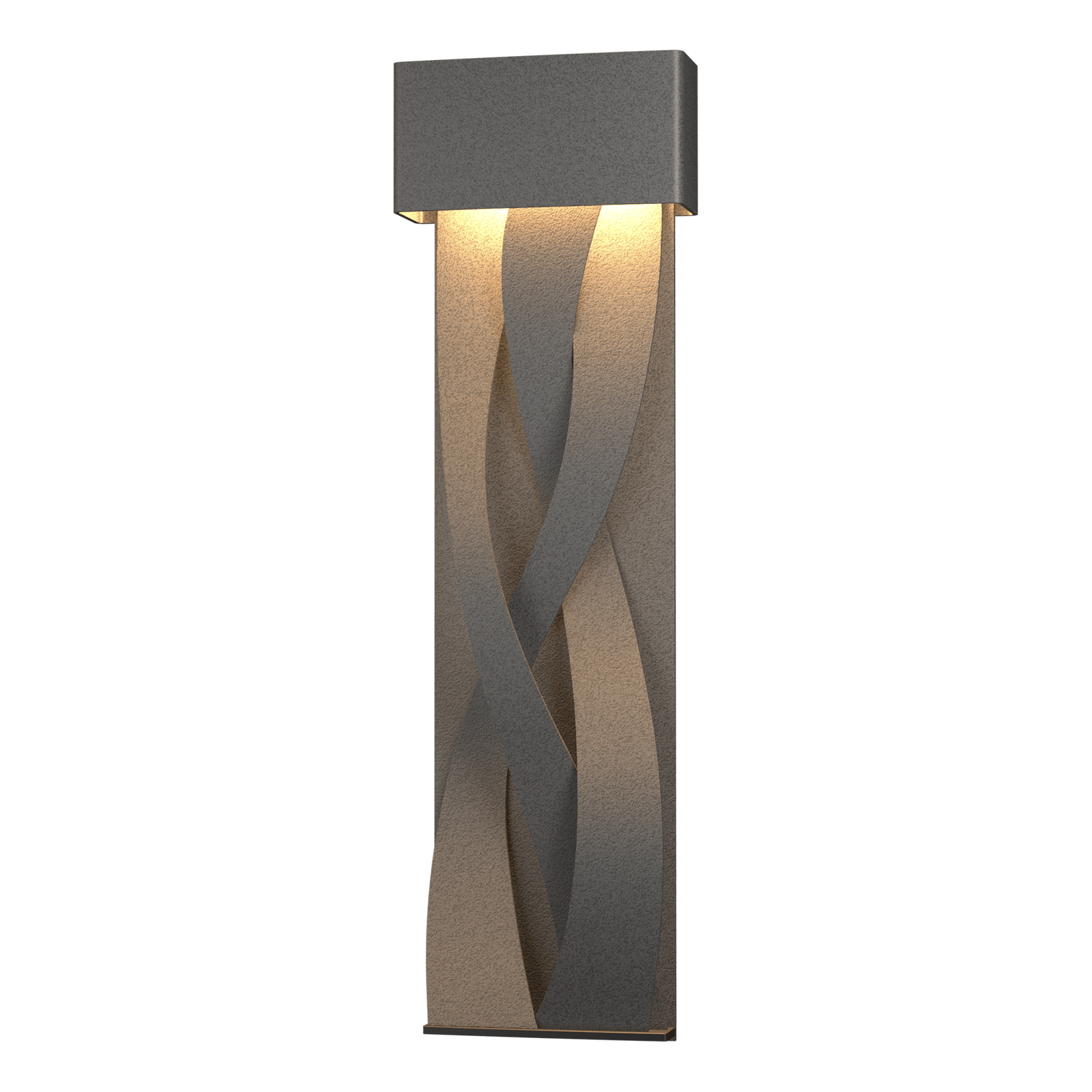 Hubbardton Forge Tress Large Dark Sky Friendly LED Outdoor Sconce Outdoor l Wall Hubbardton Forge Coastal Natural Iron  
