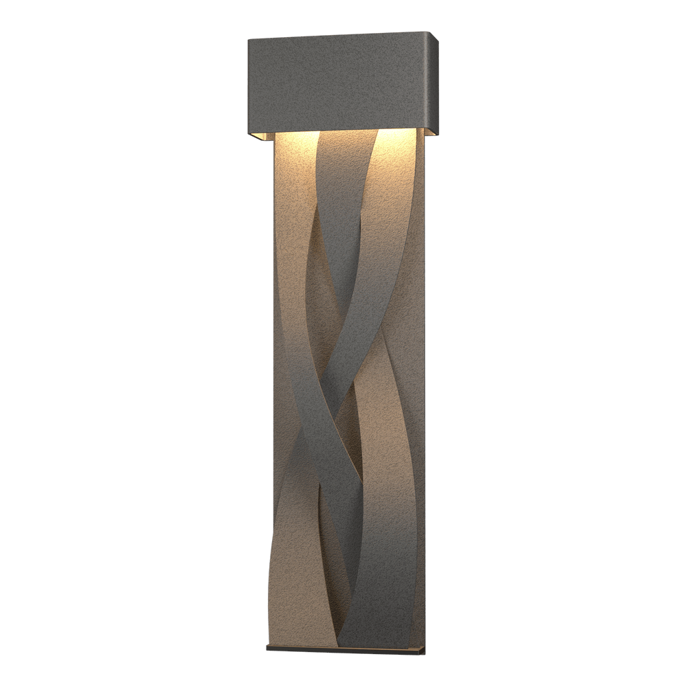 Hubbardton Forge Tress Large Dark Sky Friendly LED Outdoor Sconce Outdoor Wall Lights Hubbardton Forge Coastal Natural Iron  