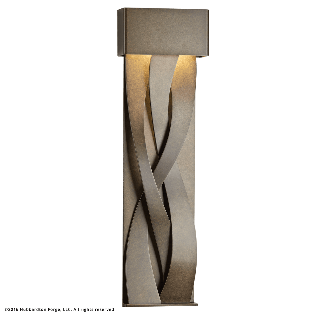 Hubbardton Forge Tress Large Dark Sky Friendly LED Outdoor Sconce Outdoor Wall Lights Hubbardton Forge Coastal Bronze  