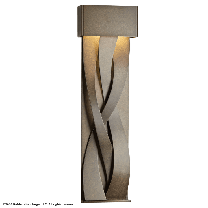 Hubbardton Forge Tress Large Dark Sky Friendly LED Outdoor Sconce Outdoor Wall Lights Hubbardton Forge Coastal Bronze  