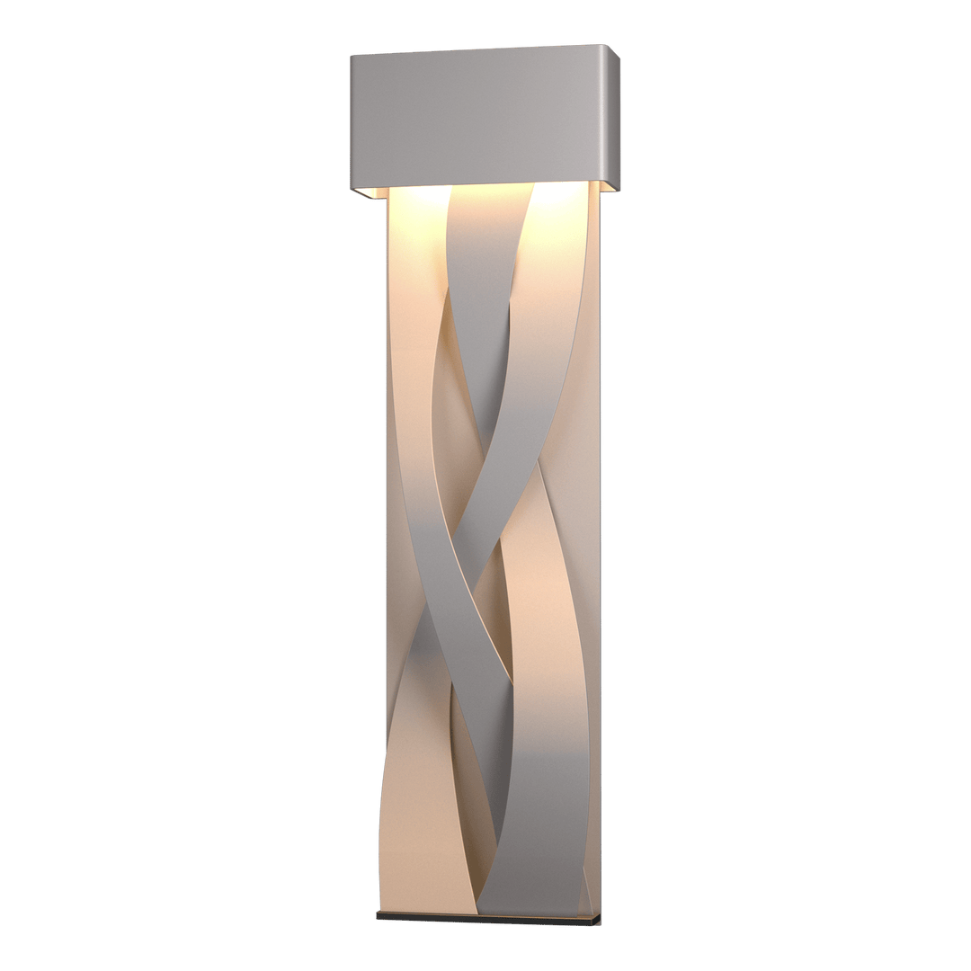 Hubbardton Forge Tress Large Dark Sky Friendly LED Outdoor Sconce Outdoor Wall Lights Hubbardton Forge Coastal Burnished Steel  