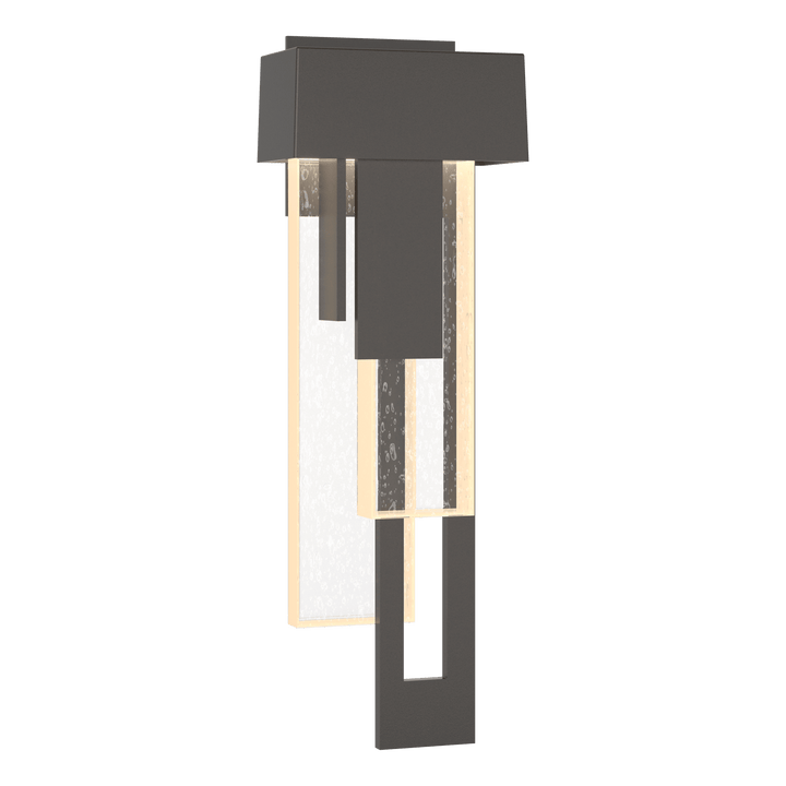 Hubbardton Forge Rainfall LED Outdoor Sconce - Right Orientation Outdoor Wall Lights Hubbardton Forge Coastal Oil Rubbed Bronze  