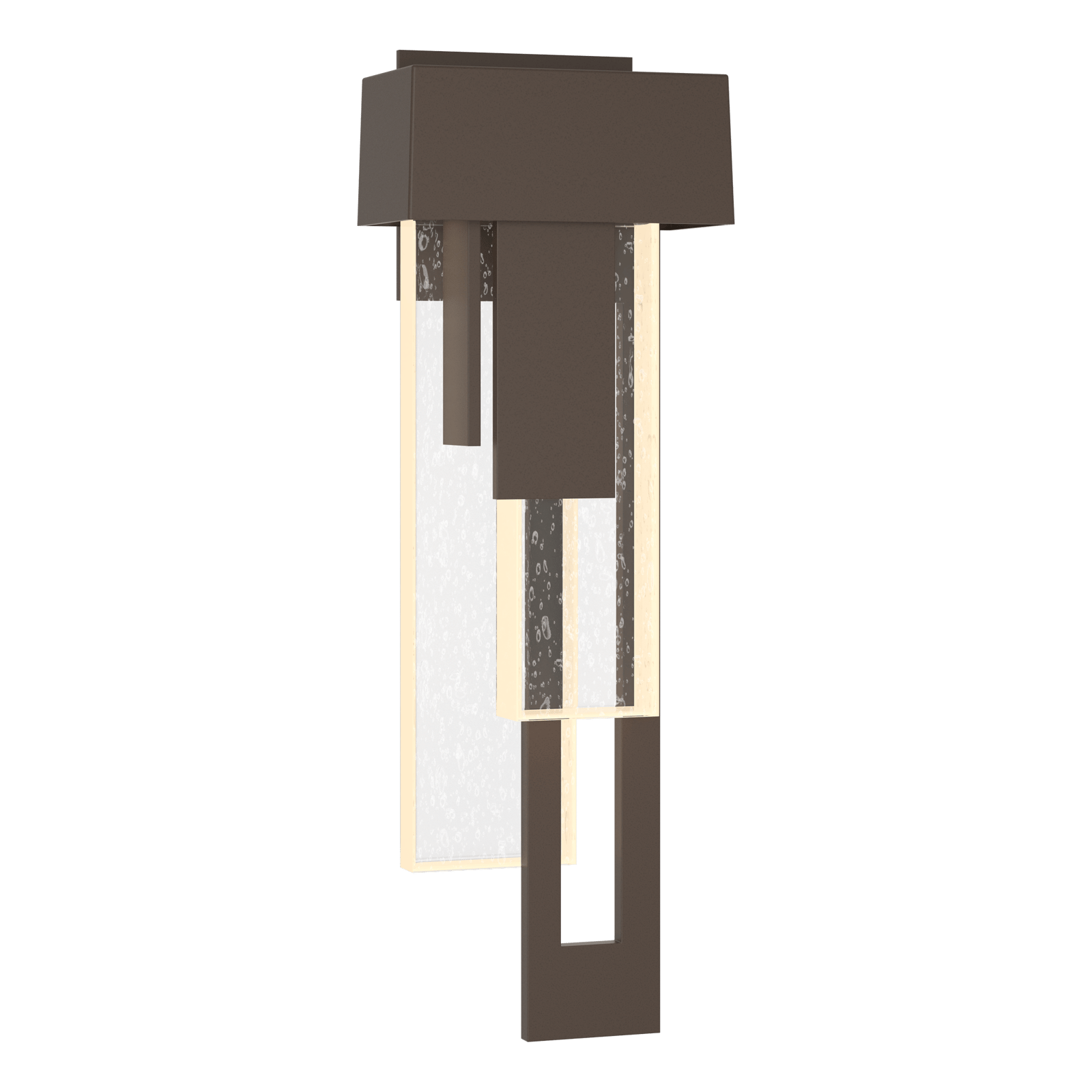 Hubbardton Forge Rainfall LED Outdoor Sconce - Right Orientation Outdoor l Wall Hubbardton Forge Coastal Bronze  
