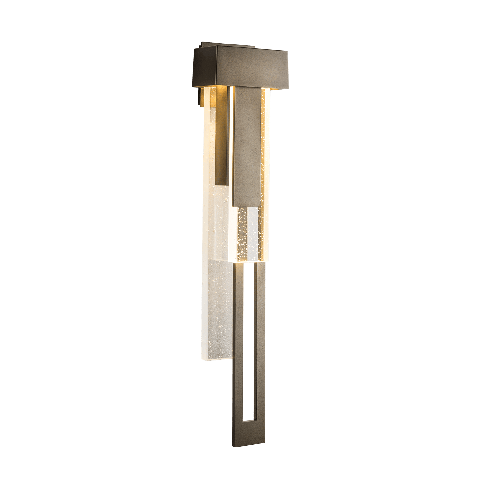 Hubbardton Forge Rainfall Large LED Outdoor Sconce - Right Orientation