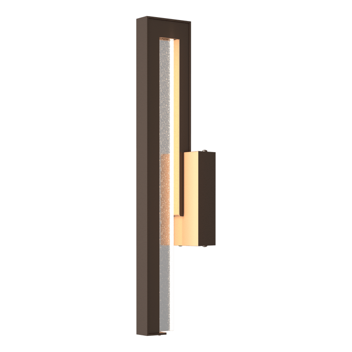 Hubbardton Forge Edge Medium LED Outdoor Sconce Outdoor Wall Lights Hubbardton Forge Coastal Bronze  