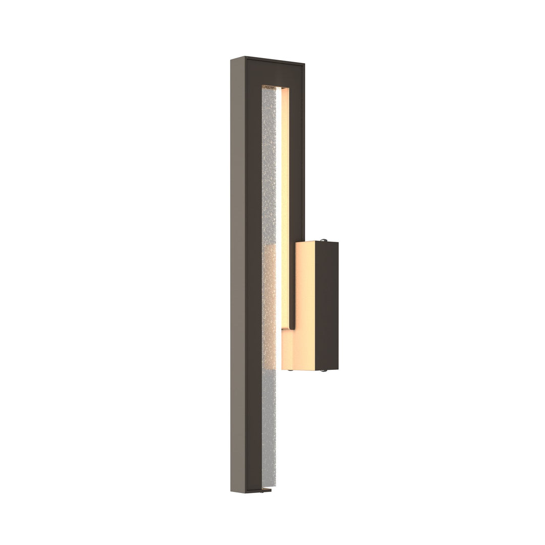 Hubbardton Forge Edge Medium LED Outdoor Sconce Outdoor Wall Lights Hubbardton Forge Coastal Dark Smoke  