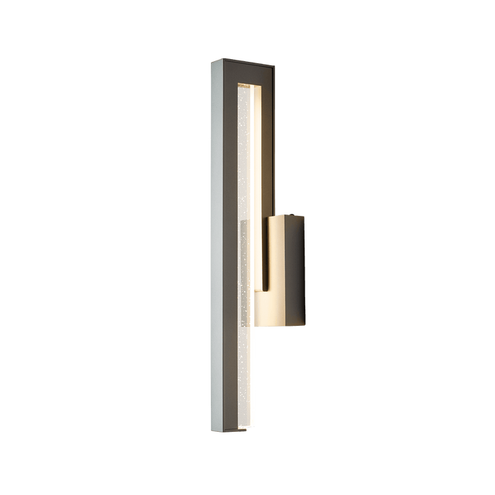 Hubbardton Forge Edge Medium LED Outdoor Sconce Outdoor Wall Lights Hubbardton Forge Coastal Burnished Steel  