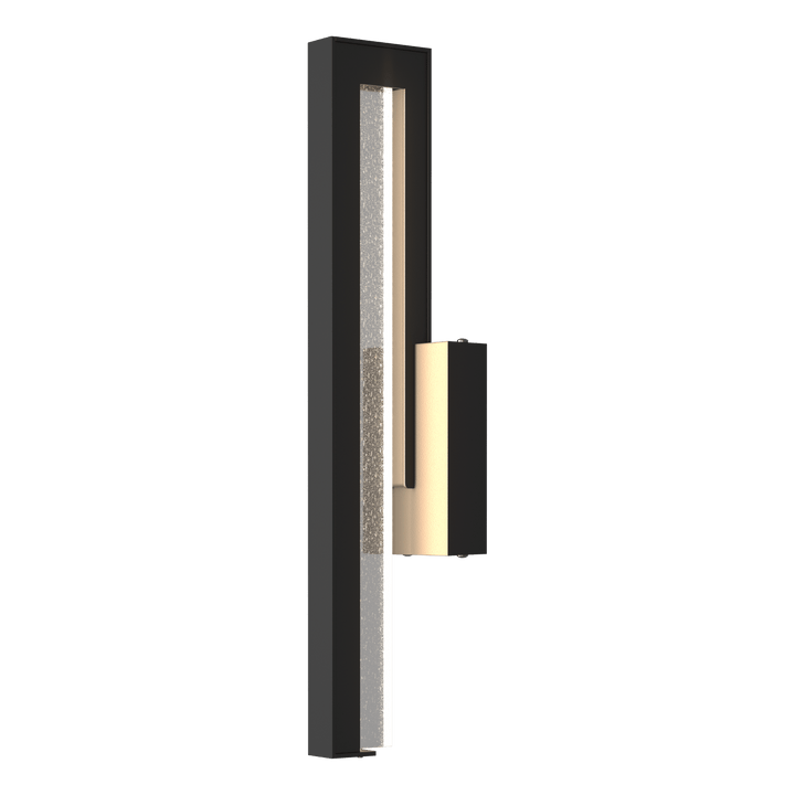 Hubbardton Forge Edge Medium LED Outdoor Sconce Outdoor Wall Lights Hubbardton Forge Coastal Black  