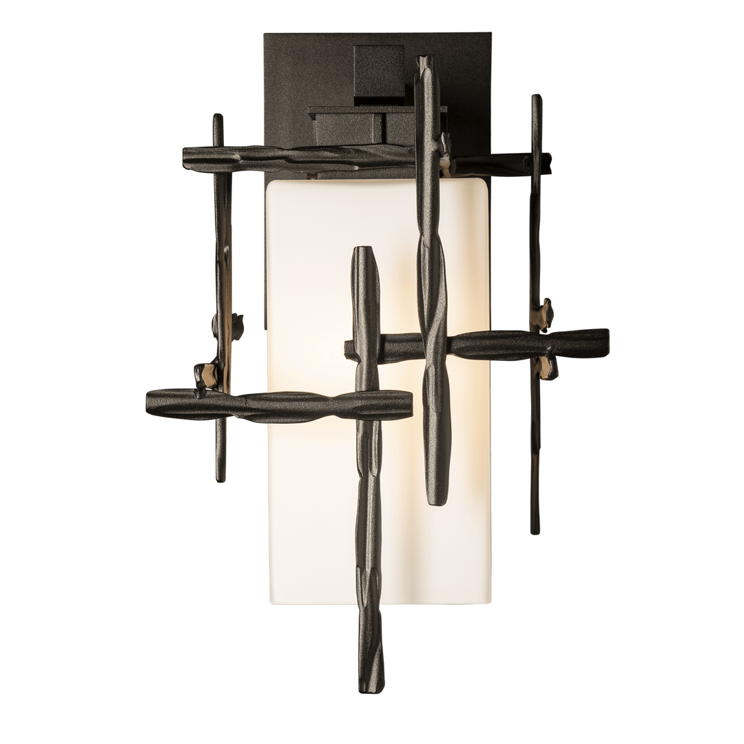 Hubbardton Forge Tura Small Outdoor Sconce Outdoor Wall Lights Hubbardton Forge Coastal Oil Rubbed Bronze  