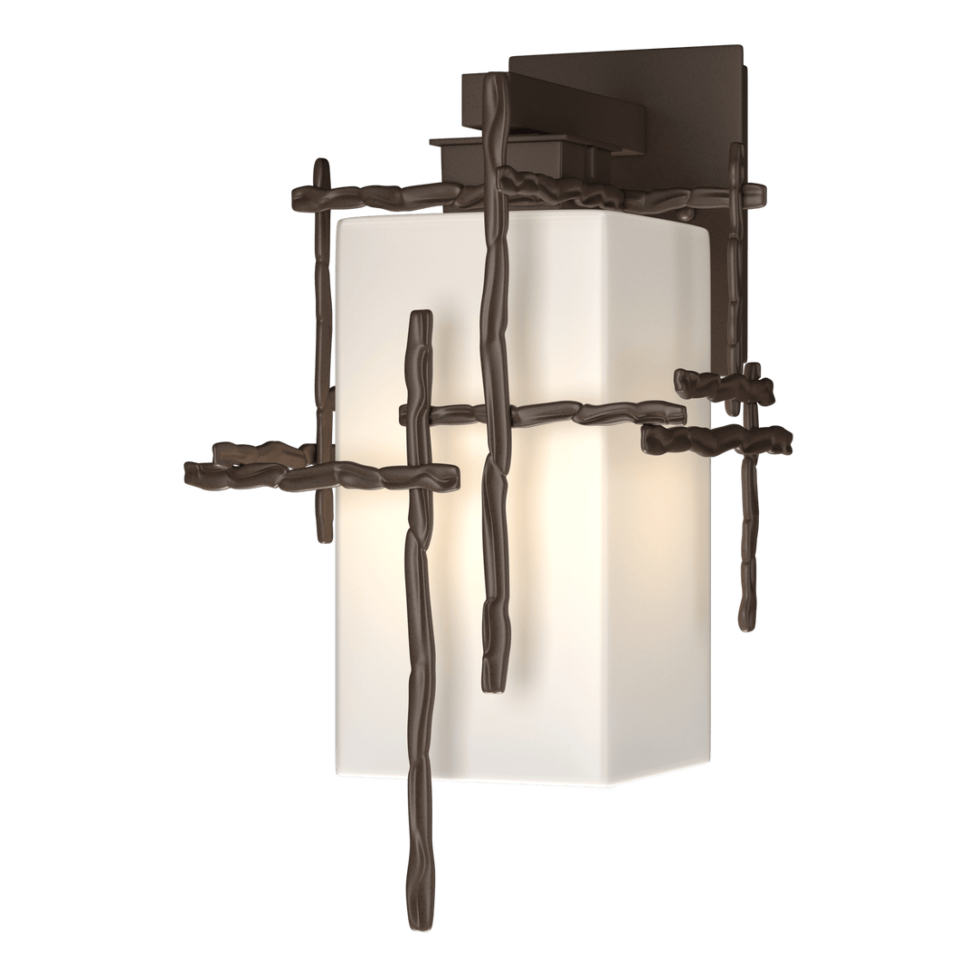 Hubbardton Forge Tura Medium Outdoor Sconce Outdoor Wall Lights Hubbardton Forge Coastal Bronze  