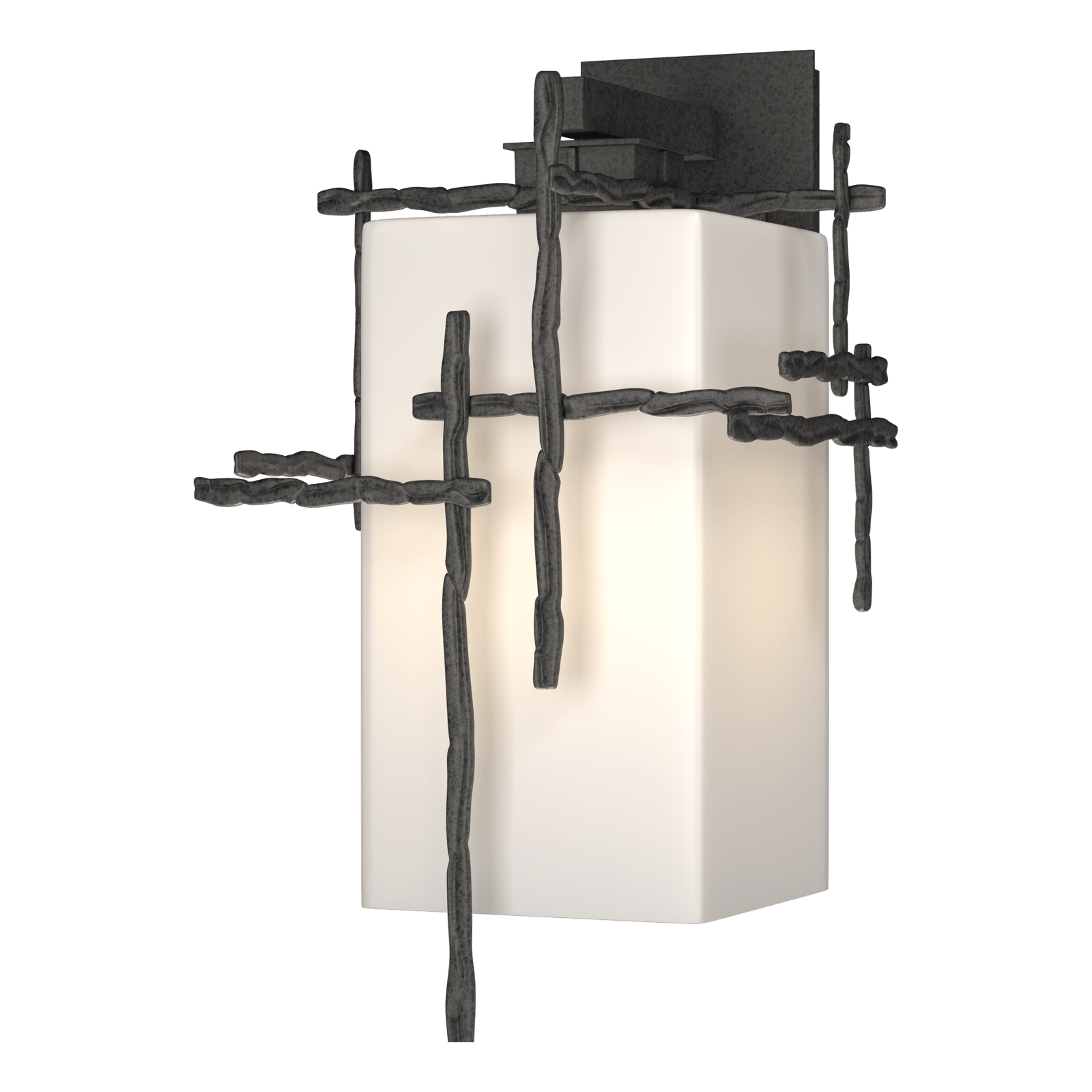 Hubbardton Forge Tura Large Outdoor Sconce Outdoor l Wall Hubbardton Forge Coastal Natural Iron  
