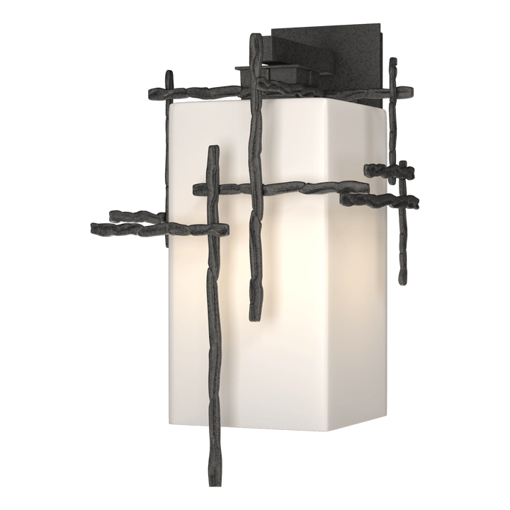 Hubbardton Forge Tura Large Outdoor Sconce Outdoor Wall Lights Hubbardton Forge Coastal Natural Iron  