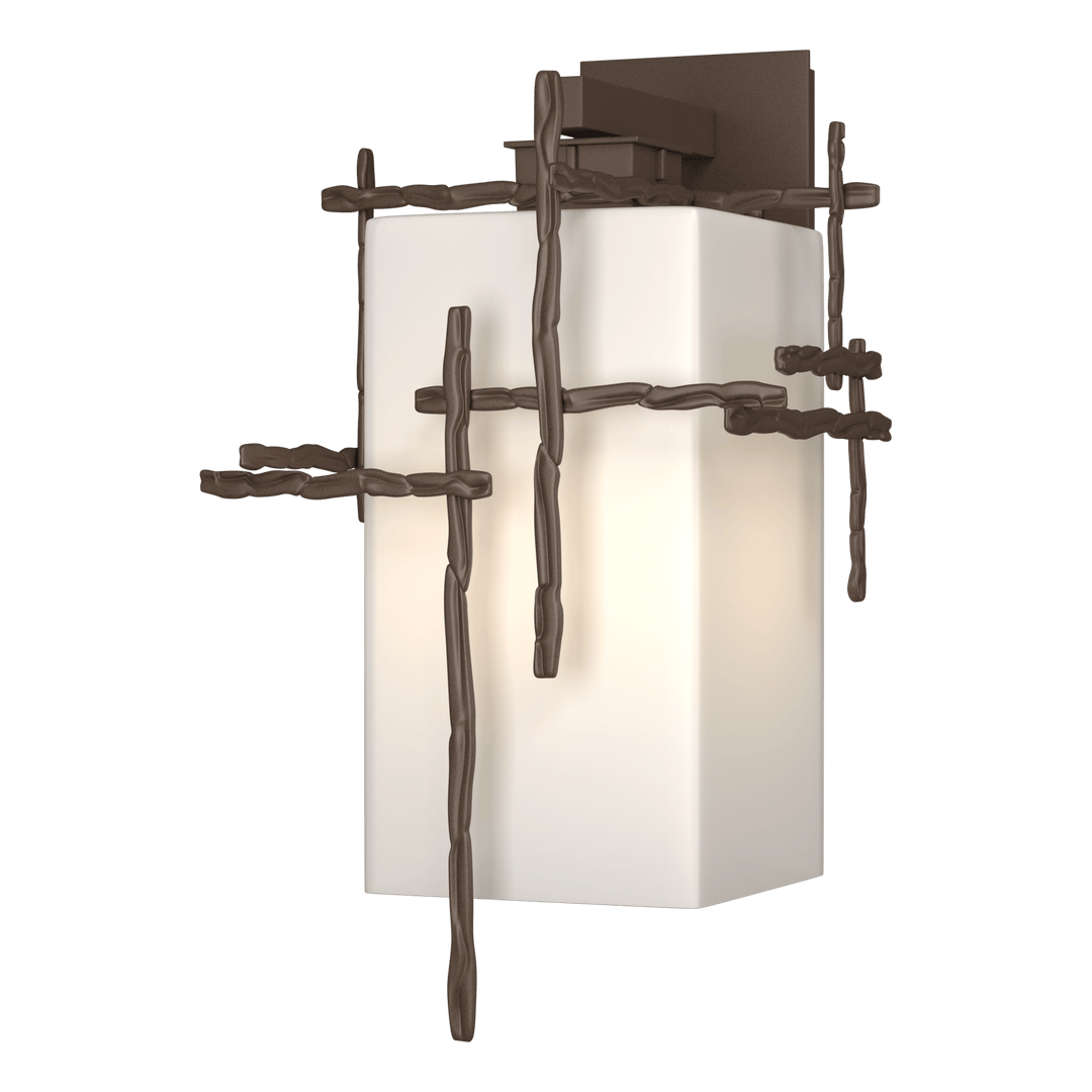 Hubbardton Forge Tura Large Outdoor Sconce Outdoor Wall Lights Hubbardton Forge Coastal Bronze  