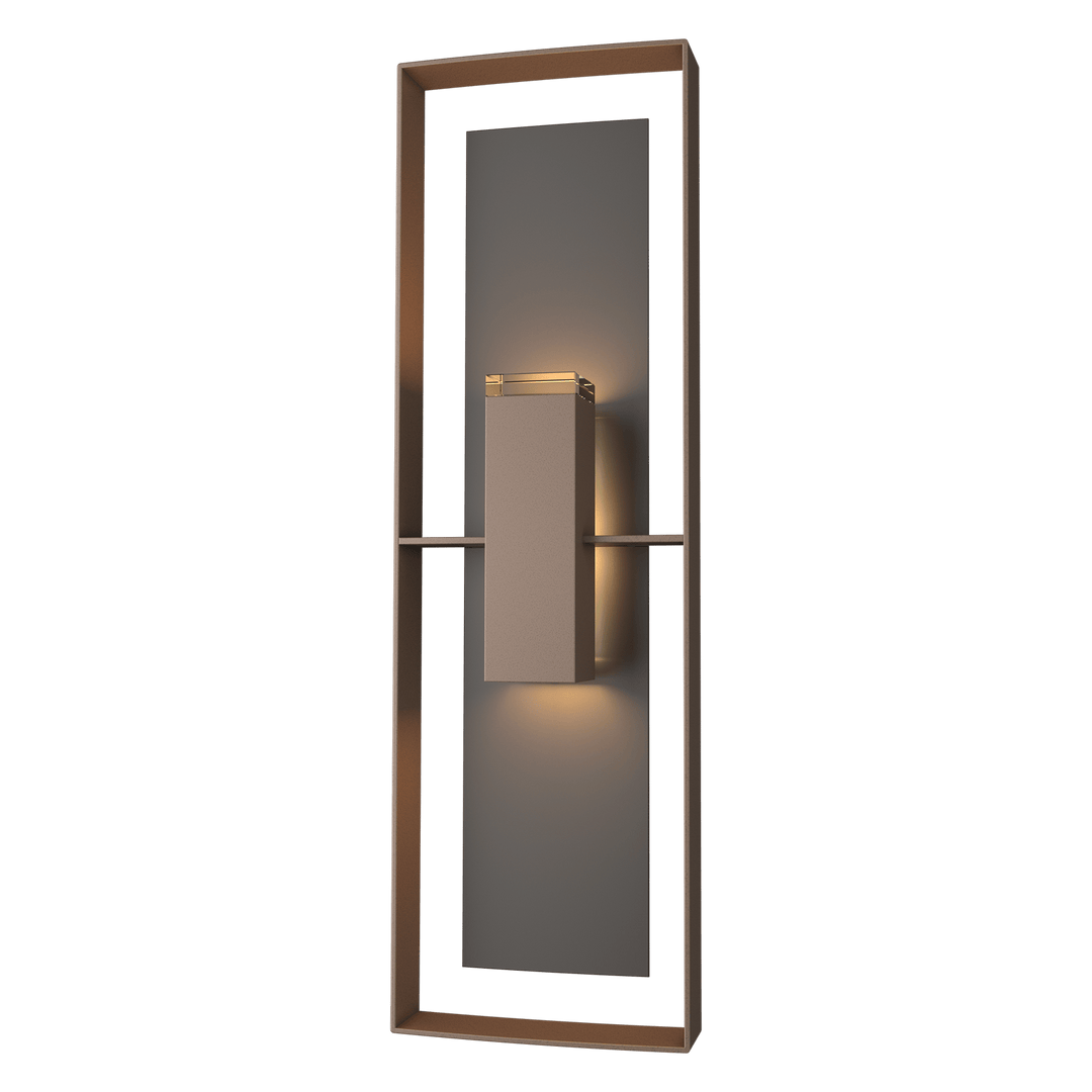 Hubbardton Forge Shadow Box Tall Outdoor Sconce