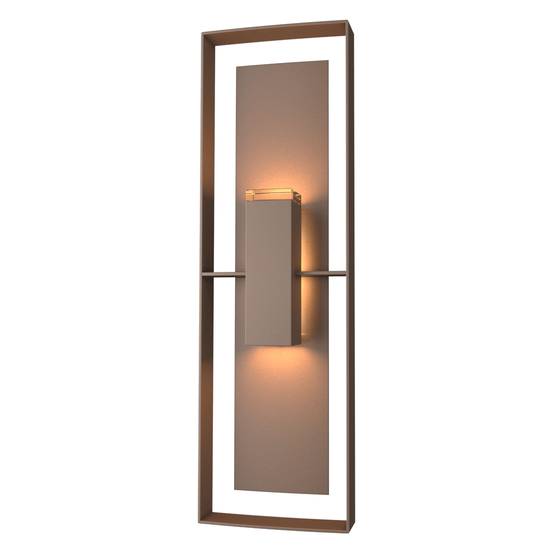 Hubbardton Forge Shadow Box Tall Outdoor Sconce