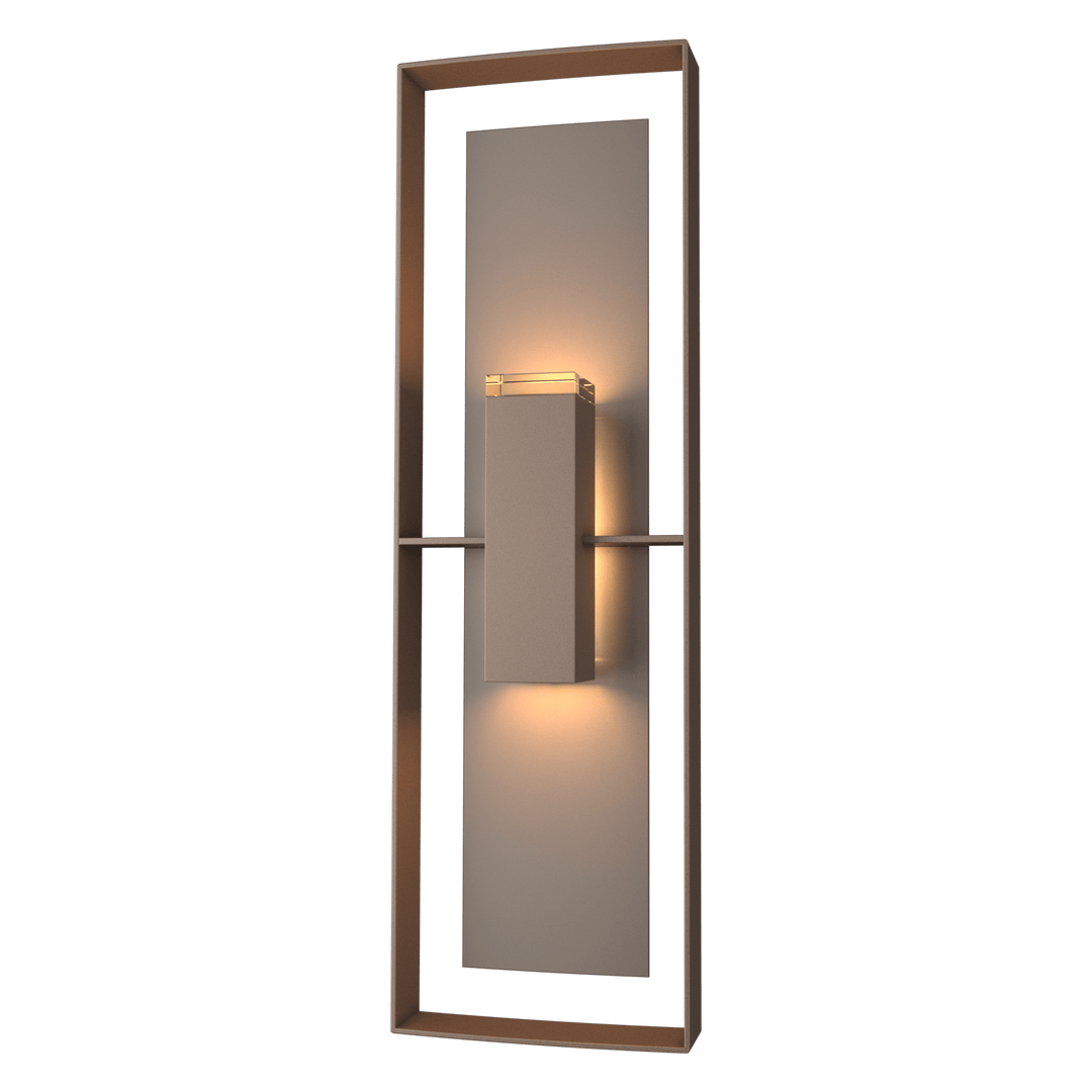 Hubbardton Forge Shadow Box Tall Outdoor Sconce