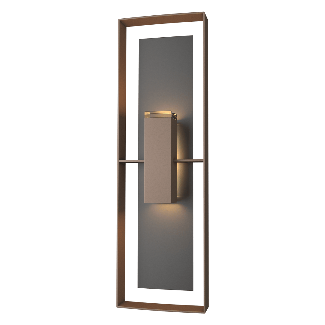 Hubbardton Forge Shadow Box Tall Outdoor Sconce