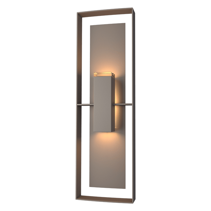 Hubbardton Forge Shadow Box Tall Outdoor Sconce