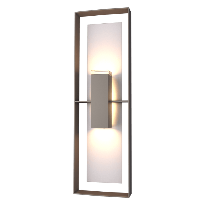 Hubbardton Forge Shadow Box Tall Outdoor Sconce